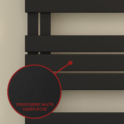 Badheizkörper und Handtuchheizkörper - DIADEM Design - seitlich offen