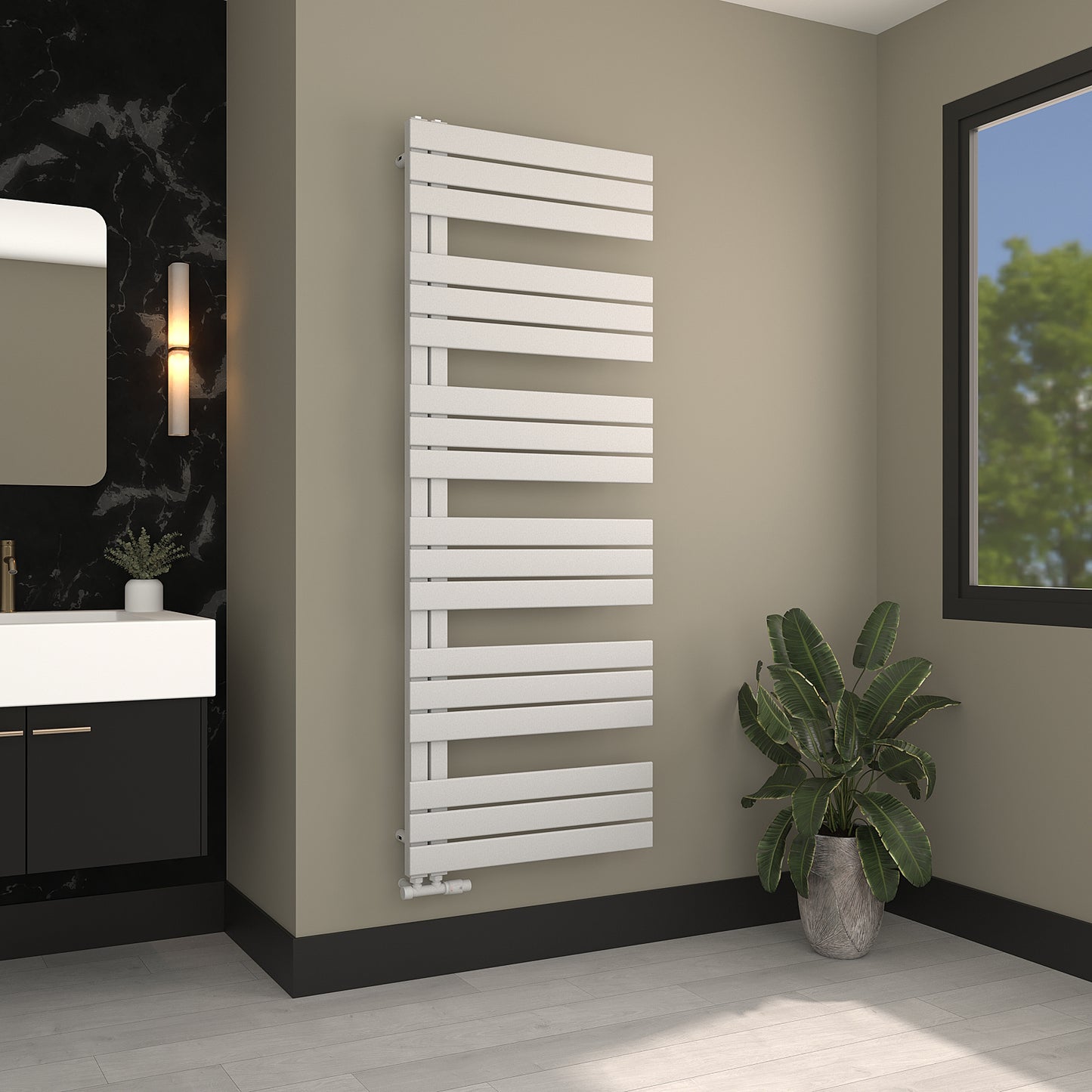 Badheizkörper und Handtuchheizkörper - DIADEM Design - seitlich offen