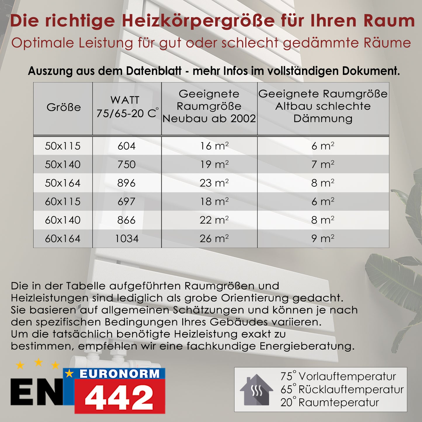 Badheizkörper und Handtuchheizkörper - DIADEM Design - seitlich offen