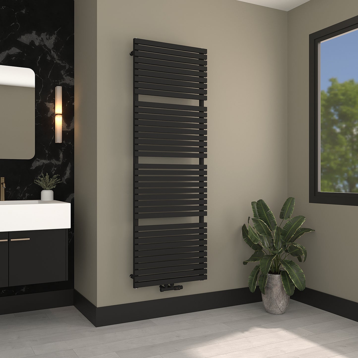 Badheizkörper Paneelheizkörper  1350 Watt MIMOSA
