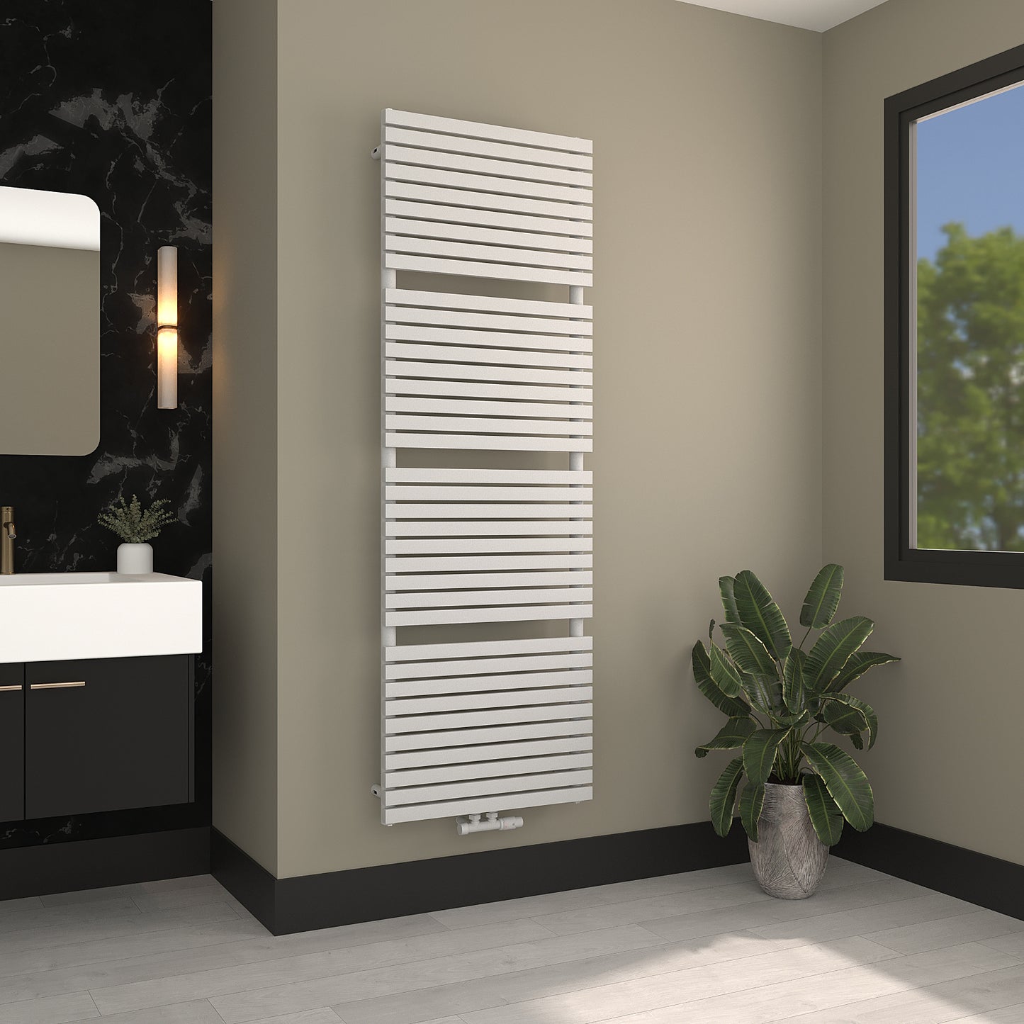 Badheizkörper Paneelheizkörper  1350 Watt MIMOSA