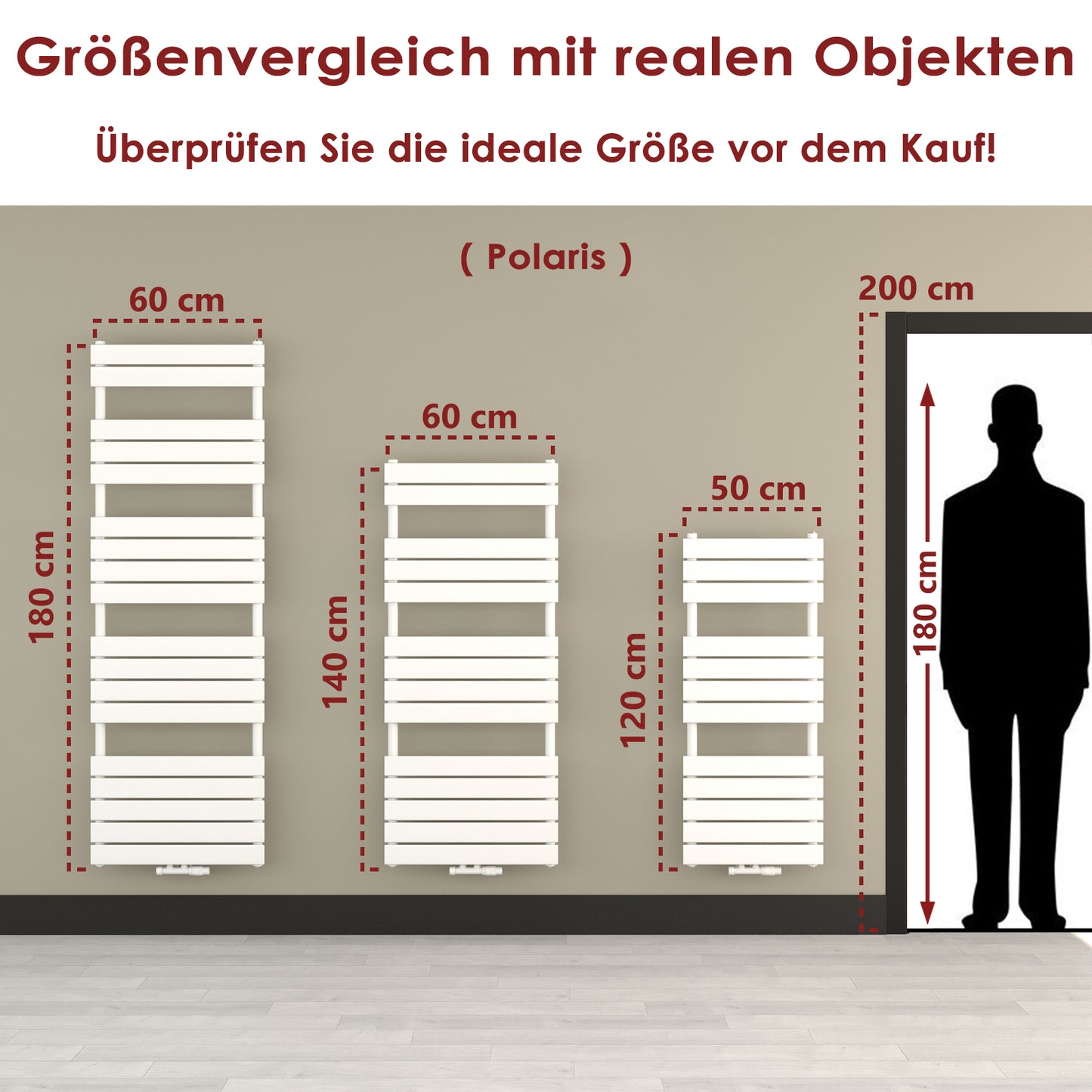 Badheizkörper Paneelheizkörper Handtuchheizkörper - POLARIS