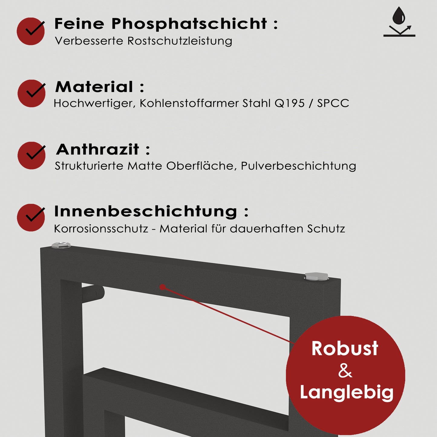 Design Röhrenheizkörper - Rigel-V - Heizkörper Vertikal 896 Watt