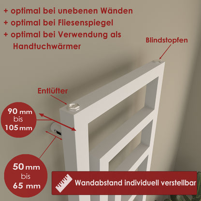Design Röhrenheizkörper - Rigel-V - Heizkörper Vertikal 896 Watt