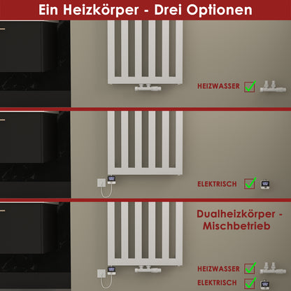 Design Röhrenheizkörper - Rigel-V - Heizkörper Vertikal 896 Watt