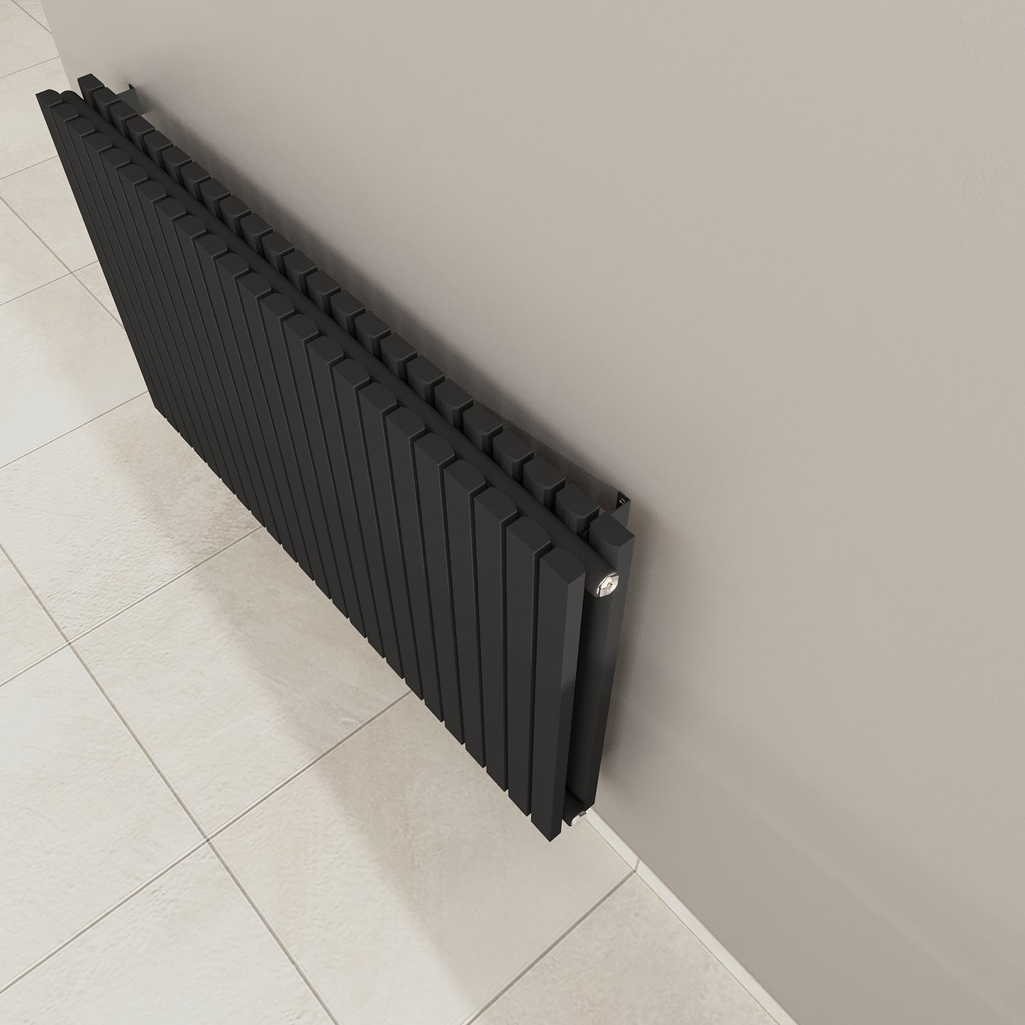 Wohnraumheizkörper Paneelheizkörper 2-Lagig Waagrecht 2672 Watt MIMOSA