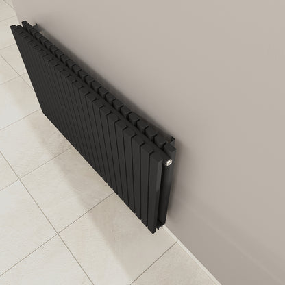 Wohnraumheizkörper Paneelheizkörper 2-Lagig Waagrecht 2672 Watt MIMOSA