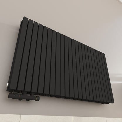 Wohnraumheizkörper Paneelheizkörper 2-Lagig Waagrecht 2672 Watt MIMOSA
