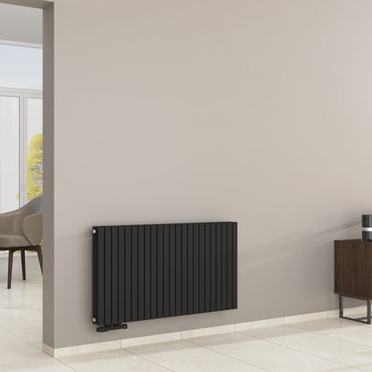 Wohnraumheizkörper Paneelheizkörper 2-Lagig Waagrecht 2672 Watt MIMOSA