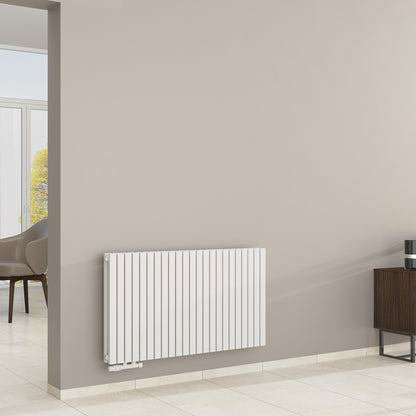 Wohnraumheizkörper Paneelheizkörper 2-Lagig Waagrecht 2672 Watt MIMOSA